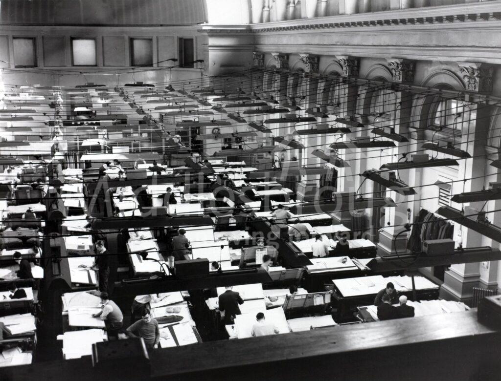 The Royal Exchange when home to Dorman Long's Drawing Office.